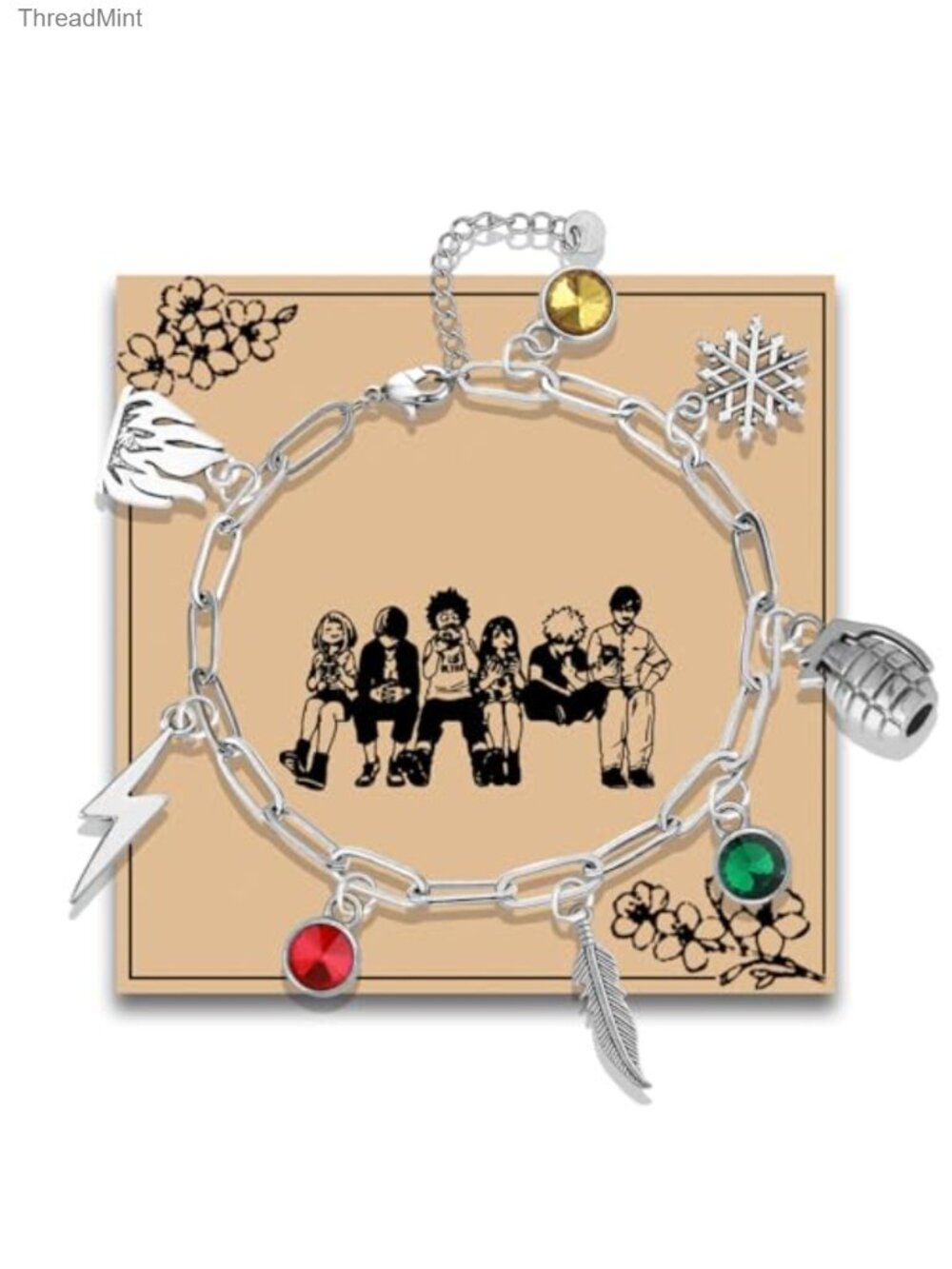 Stainless Steel Paperclip Chain Charm Bracelet, DIY Crafts